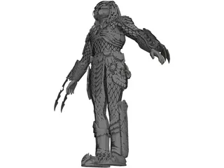Predator 3D Model preview