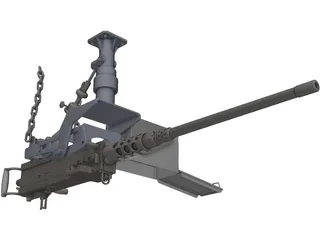 Browning 50 cal. 3D Model preview