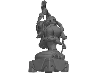 Buddha Statue 3D Model preview