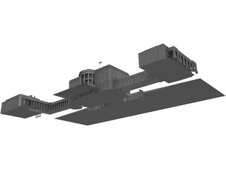 White House 3D Model preview