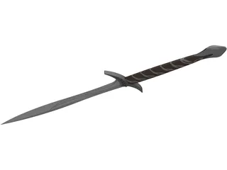 Sting Sword 3D Model preview
