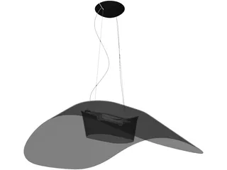 Fly-Fly Suspension Lamp 3D Model preview