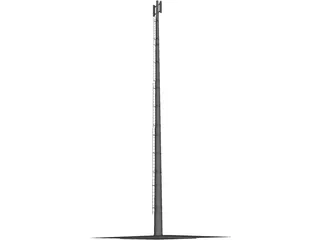 Cell Tower 24 Meters 3D Model preview