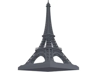 Eiffel Tower 3D Model preview