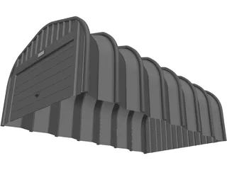 Commercial Building 3D Model preview