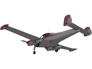 Let L-200 Morava 3D Model preview