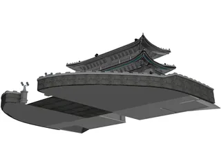 Namdaemun 3D Model preview