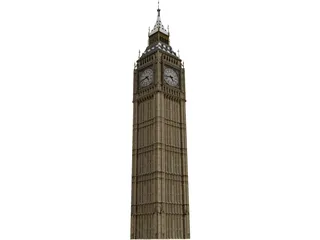 Big Ben 3D Model preview