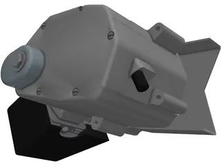 Tomos APN 6 Engine 3D Model preview
