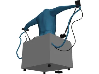 Ironing Mannequin 3D Model preview