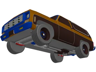 Chevrolet K-5 Blazer (1978) 3D Model preview