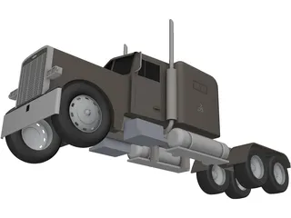 Peterbilt 359 (1975) 3D Model preview