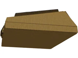Cardboard Phone 3D Model preview