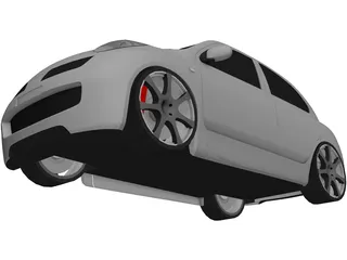 Nissan Micra [Tuned] 3D Model preview