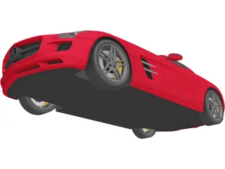 Mercedes-Benz SLS AMG (2011) 3D Model preview
