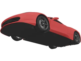 Ferrari 458 Italia 3D Model preview