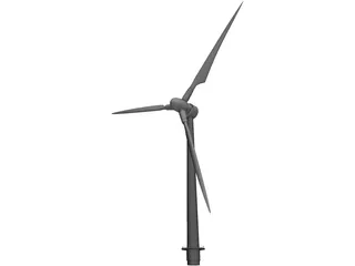 Ocean Windmill 3D Model preview