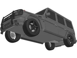 Mercedes-Benz G-Glass 3D Model preview