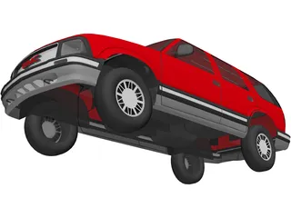 GMC Jimmy (1995) 3D Model preview