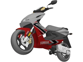 Yamaha Aerox R 3D Model preview