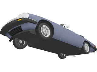 Jaguar XJS Convertible (1975) 3D Model preview