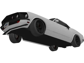 Ford Mustang Boss 302 (1969) 3D Model preview