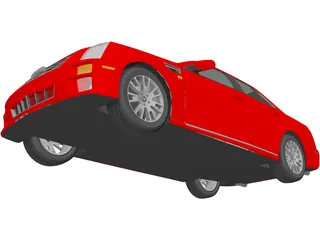 Cadillac STS 3D Model preview