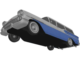 Chevrolet Nomad (1958) 3D Model preview