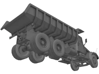 Kraz 256 3D Model preview