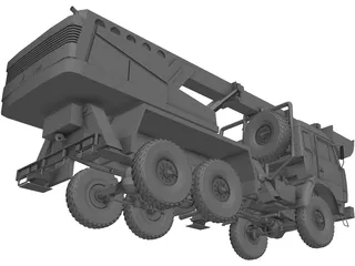 Kamaz AHTEN 3D Model preview