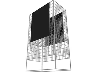 Dump Bin 3D Model preview