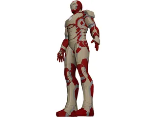 Iron Man Mark 42 3D Model preview