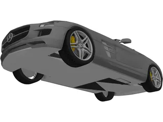 Mercedes-Benz SLS AMG Roadster (2012) 3D Model preview