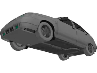 Vaz 2112 Lada 3D Model preview
