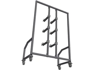 Fixture Rack 3D Model preview