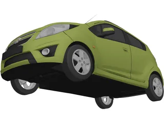 Chevrolet Spark 3D Model preview