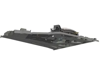 Cultural Center 3D Model preview