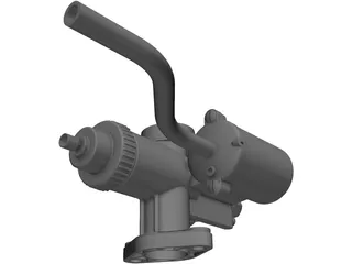 Jikov Czech Carburetor 3D Model preview