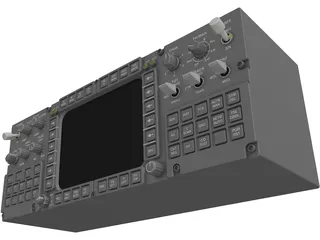 F-14A Cockpit Panel 3D Model preview