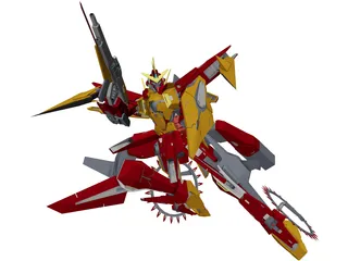 Kyrios Gundam 3D Model preview