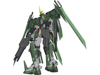 Gundam Dynames Third 3D Model preview