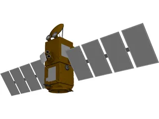 Jason-1 Satellite 3D Model preview