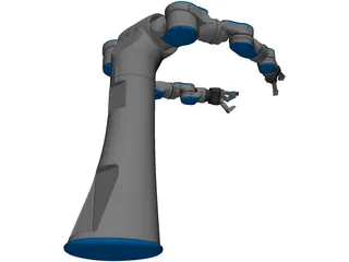 Two-Armed Industrial Robot 3D Model preview