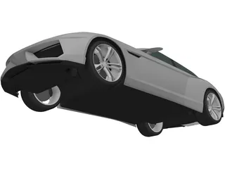 Lamborghini Estoque Concept (2008) 3D Model preview