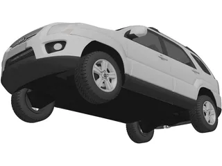 Kia Sportage (2009) 3D Model preview