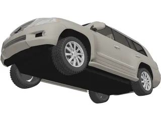 Lexus LX570 (2010) 3D Model preview