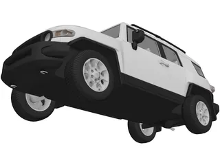 Toyota FJ Cuiser (2011) 3D Model preview