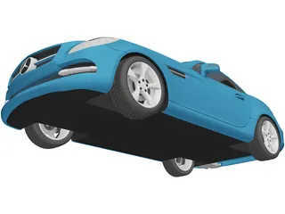 Mercedes-Benz SLK-Class R172 (2012) 3D Model preview
