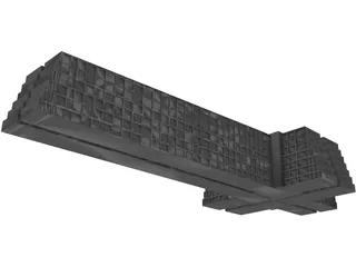 Colombus Lighthouse Museum 3D Model preview