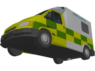 Ford Transit Ambulance 3D Model preview